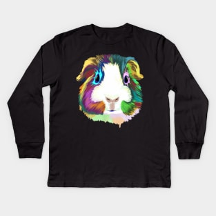 Guinea Pig Lover Kids Long Sleeve T-Shirt